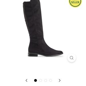 Paul Green Black Over the Knee Boots fits like a glove